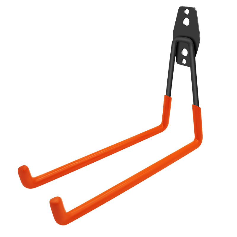 Genuino gancho de servicio pesado super fuerte gancho de hierro soporte conjunto de pared de garaje soporte de exhibición perforación gancho de almacén