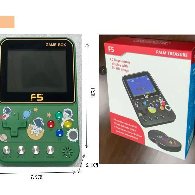 SUP Palm Palm Машина одинарная двойная БД 3 3.0 экран отображает встроенные 500 игр портативный кросс-бордер