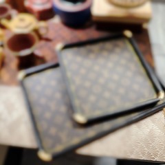 黒クルミ材のトレイ、手作りの収納、デスクトップの装飾、文房具、茶托、家庭用、スタジオ用、木製