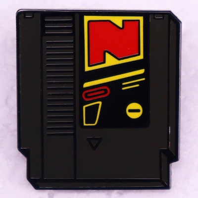 Retro Game Cartridge N Brooch Badge Game Peripheral Accessories