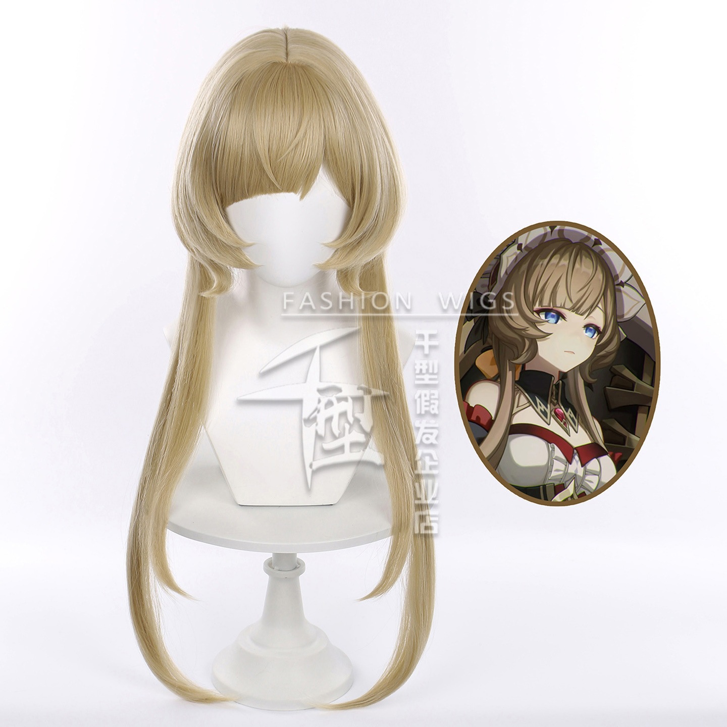 【Xing Luo】Genshin Impact Puppet Sandone cosplay wig, detachable hairpiece