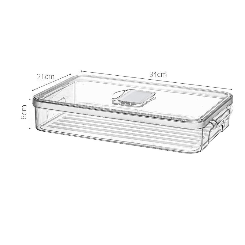 ペット冷蔵庫収納ボックス鮮度保持ボックス食品グレード透明果物と野菜冷凍ボックスキッチン整理卸売|undefined