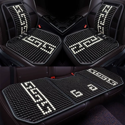 Seat cushion, seat cover — universal seat cushion single piece truck - five-piece-set-black-2-waist-2-cushion-bodhi-long-cushion