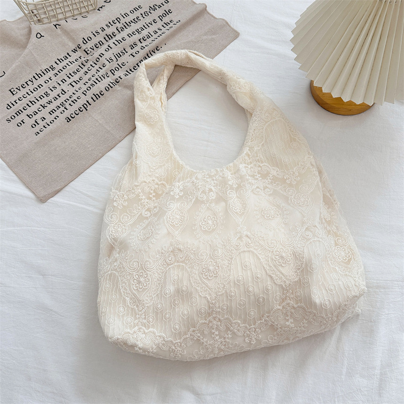 47241 Korean Style Gentle Style Shoulder Bag Lace Vest Bag Female Student School Bag Shopping Bag 47241 Korean Style Gentle Style Shoulder Bag Lace Vest Bag Female Student School Bag Shopping Bag