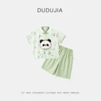 Dudu Home Boy Национальный ветреный костюм Летняя девочка Новый китайский стиль юбка чонсам летнее платье детское шорты с короткими рукавами