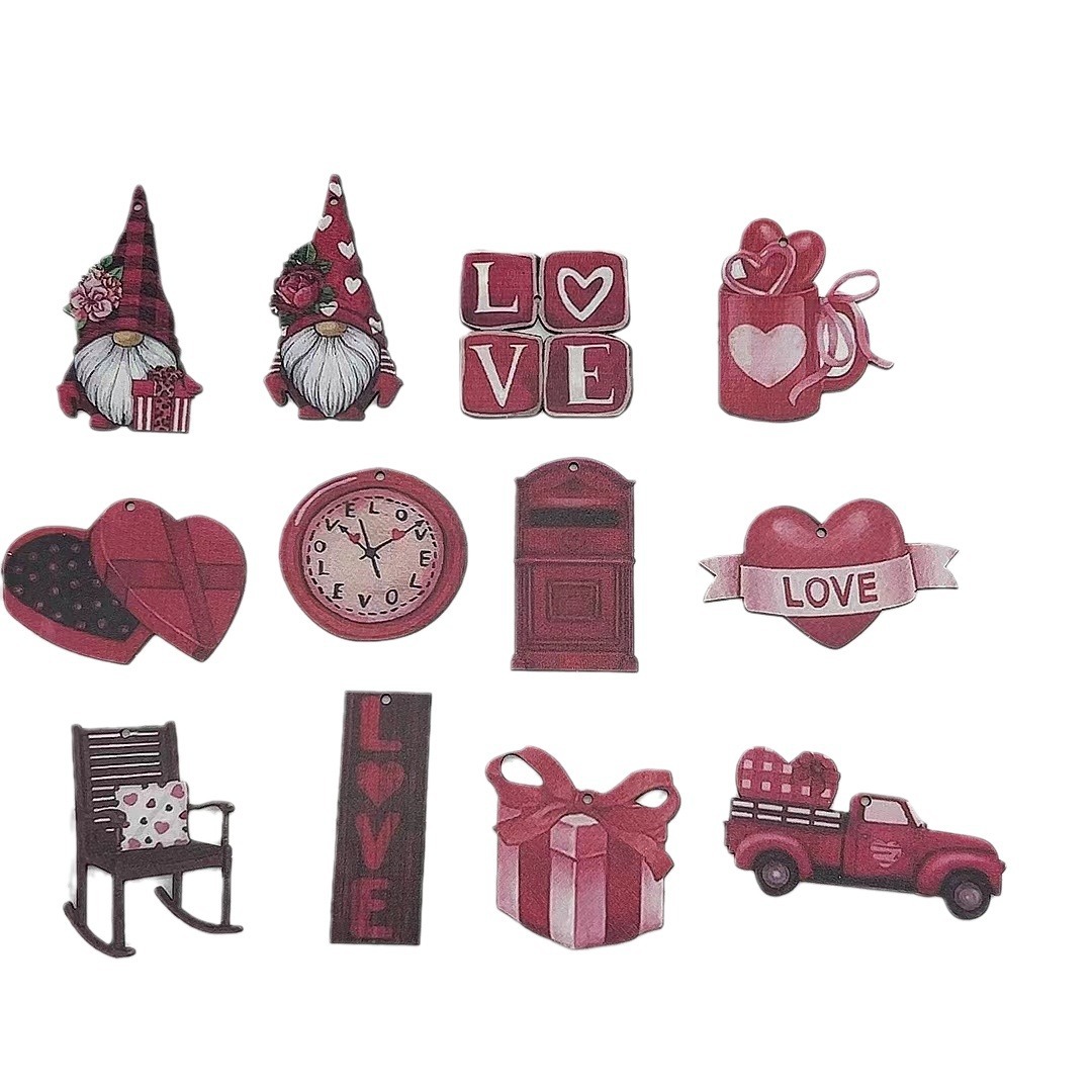 Nuevas decoraciones de fiesta de boda Día de San Valentín colgante amor Elf multi-estilo adornos