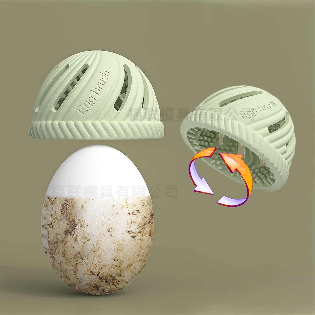 Amazon bola de acero de silicona huevo cepillo de limpieza cepillo de huevo cepillo de silicona huevo limpiador cepillo de huevo