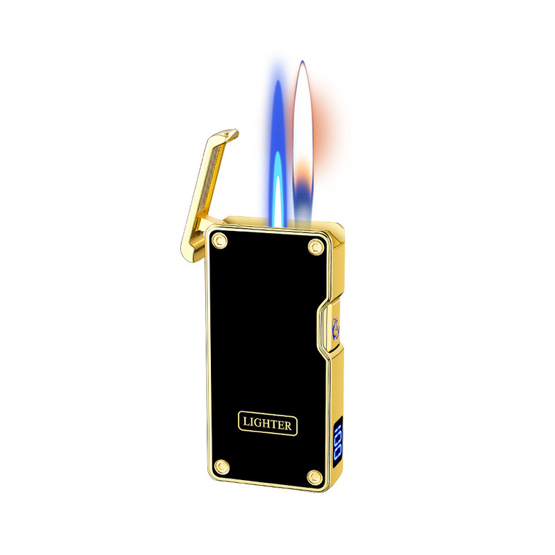 Douyin の人気のインテリジェント音声制御ダブルフレームスイッチ点火ハイエンドインフレータブルライター卸売|undefined
