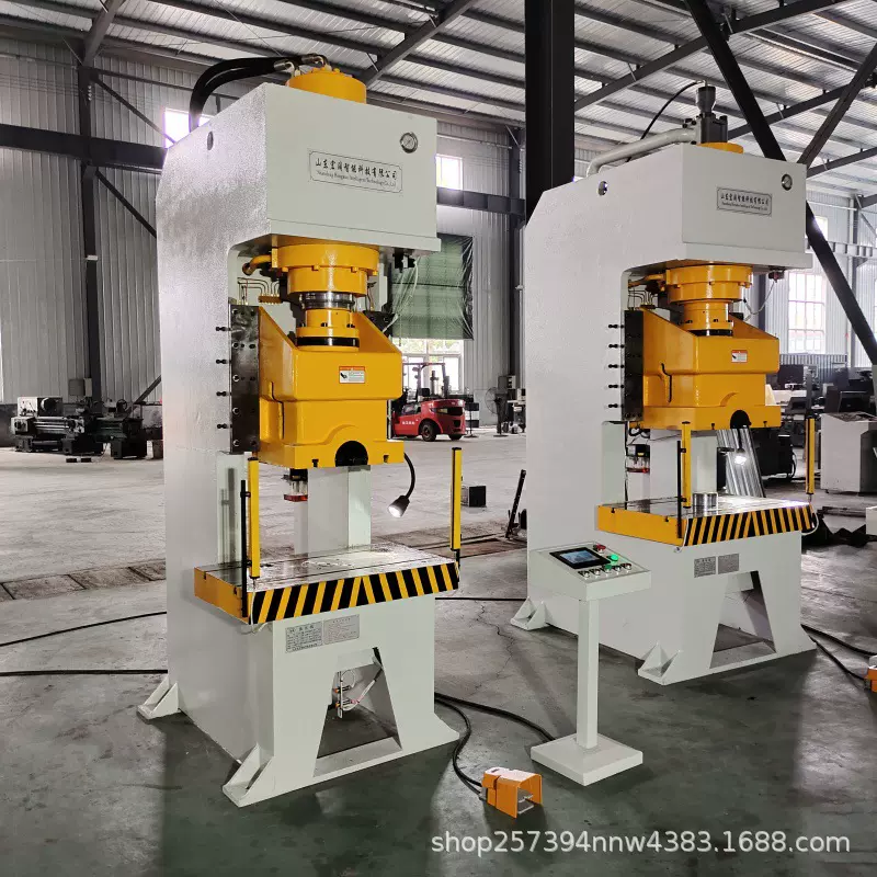 热卖高速液压冲床100吨单臂压力机200吨五金冲裁剪切油压机
