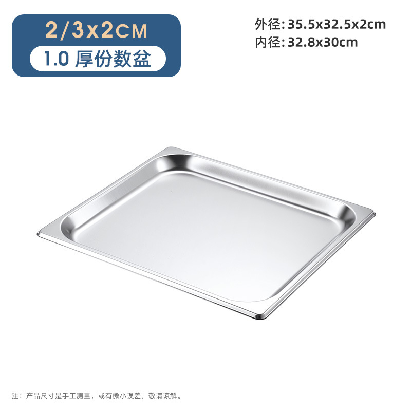 Bandejas de Acero Inoxidable para Comida – Rectangulares, con Base Térmica, Ideal para Buffet o Comedores