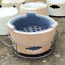 港式打边炉炭炉烧烤室内碳炉家用商用煲汤老式陶土红泥炉烤肉炉子