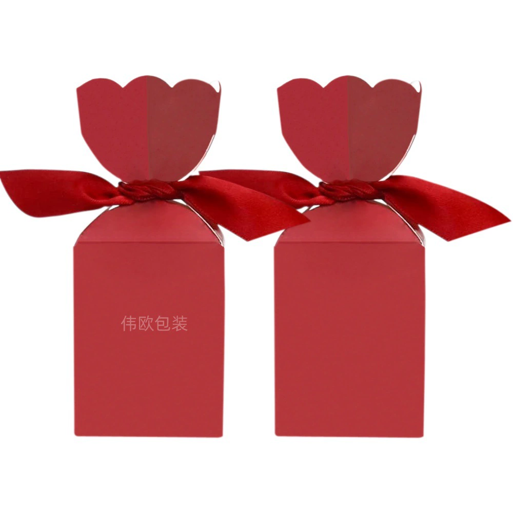 Творческий золочение небольшой размер свадьбы конфеты коробка логотип коробка рыбий хвост ваза Европейский стиль ручной подарочной коробке упаковочная коробка