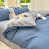 Denim blue silver gray