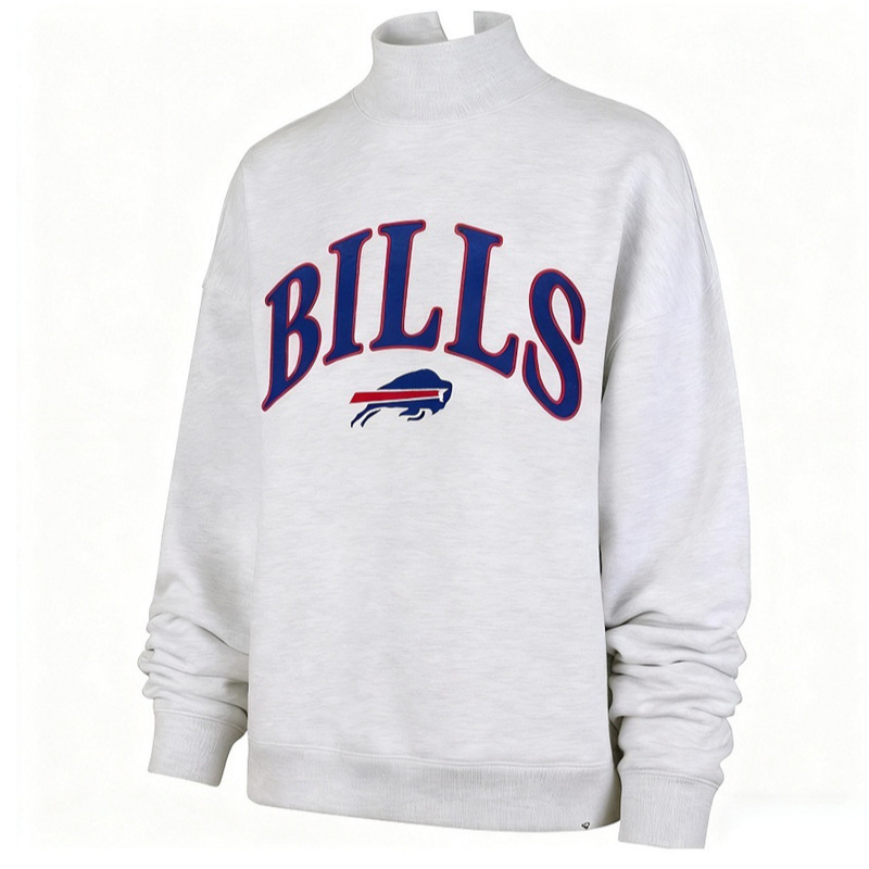 European and American Cross-Border 2025 Autumn and Winter New Amazon Men's and Women's Fashionable Long-Sleeved High-Neck Embroidered Sports Sweatshirts