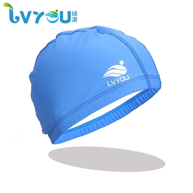 Sombrero de nadador verde, sombrero de nadador de spandex, sombrero de nadador de cabello largo, sombrero de nadador de aguas termales, sombrero de nadador para adultos, unisex, piscina, comercio exterior