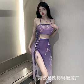 欧诗琳新款古典风情趣内衣性感长裙复古角色扮演诱惑透视汉服工厂