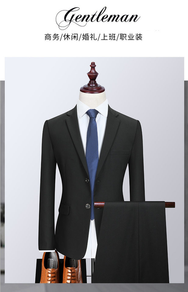 Bộ vest nam ba món ôm dáng, áo vest công sở cho nhân viên văn phòng và chú rể — Burgundy (áo đơn hai nút), Burgundy (áo đơn một nút), Màu xanh (áo đơn hai nút), Màu xanh (áo đơn một nút) chi tiết 39