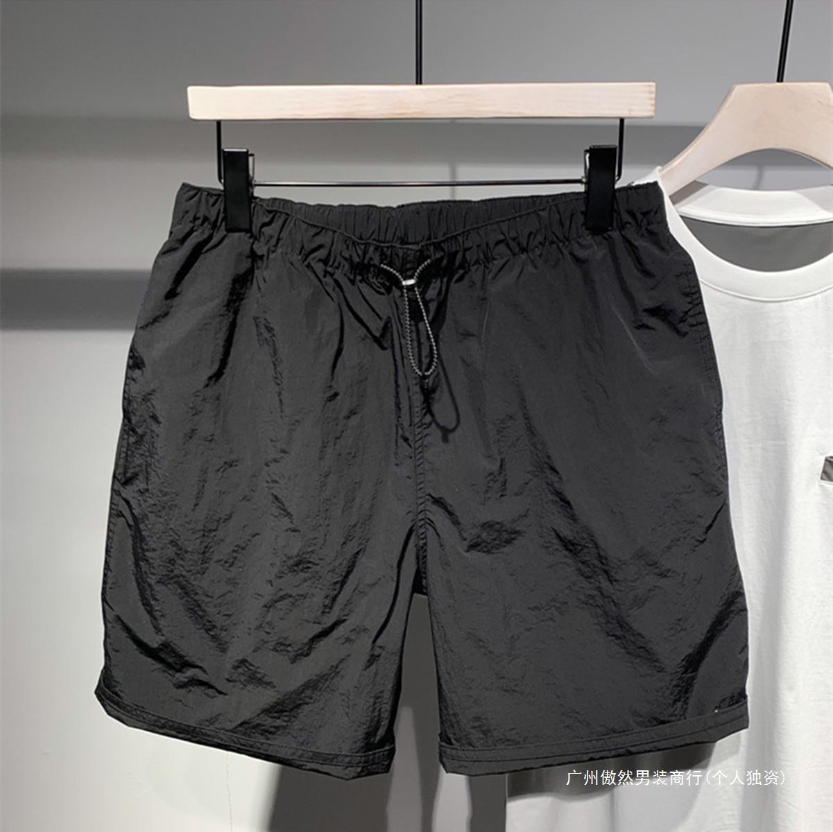 Solid color fashionable quick dry summer light and thin shorts for…