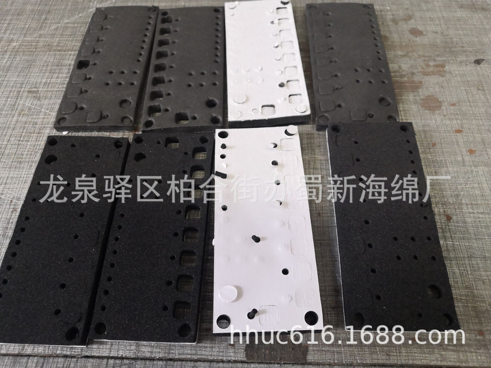 供应自粘打孔eva泡沫垫/密封减震橡胶海绵垫/圆孔防护泡棉垫