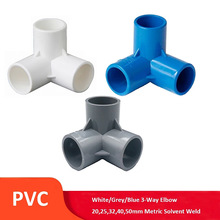 PVC 3-Way Elbow 20mm,25mm,32mm,40mm,50mm Metric Solvent Weld