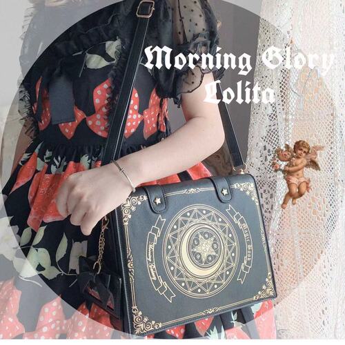  new lolita bag original design Star and Moon Magic Book cross-shoulder flap lady sweet and elegant