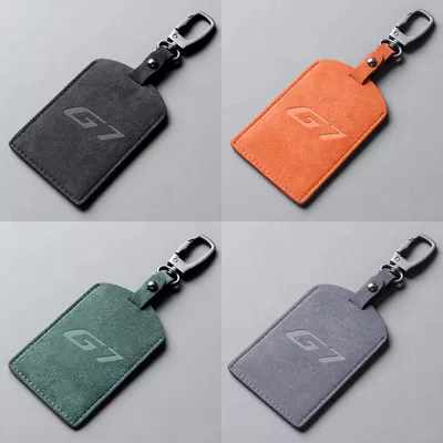 Car key bag – Key Cover Card Blank Card Peng - dark-green-g7-metal-square-buckle