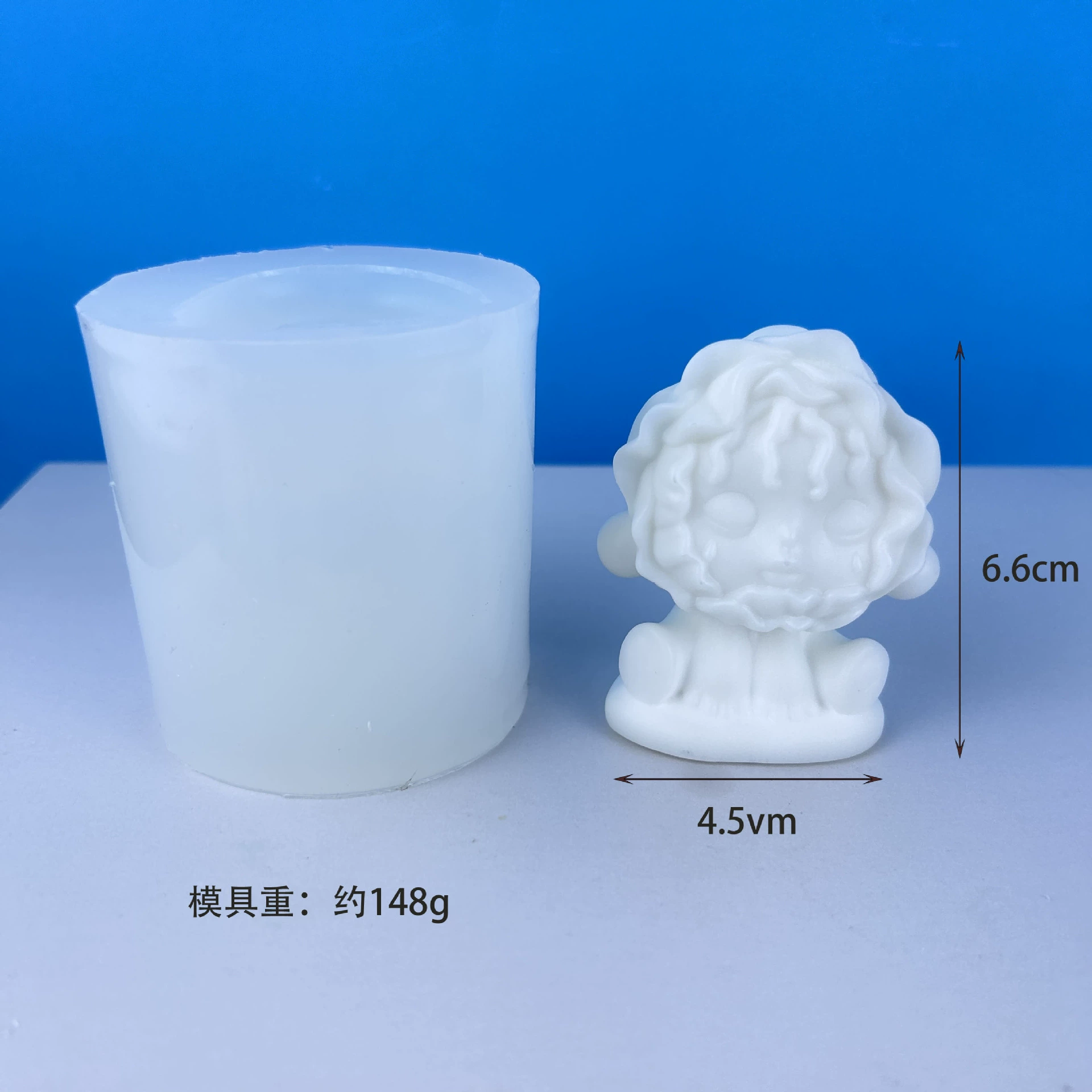 3D силиконовая формочка для DIY кукол, ароматические свечи и мыло, набор для рукоделия