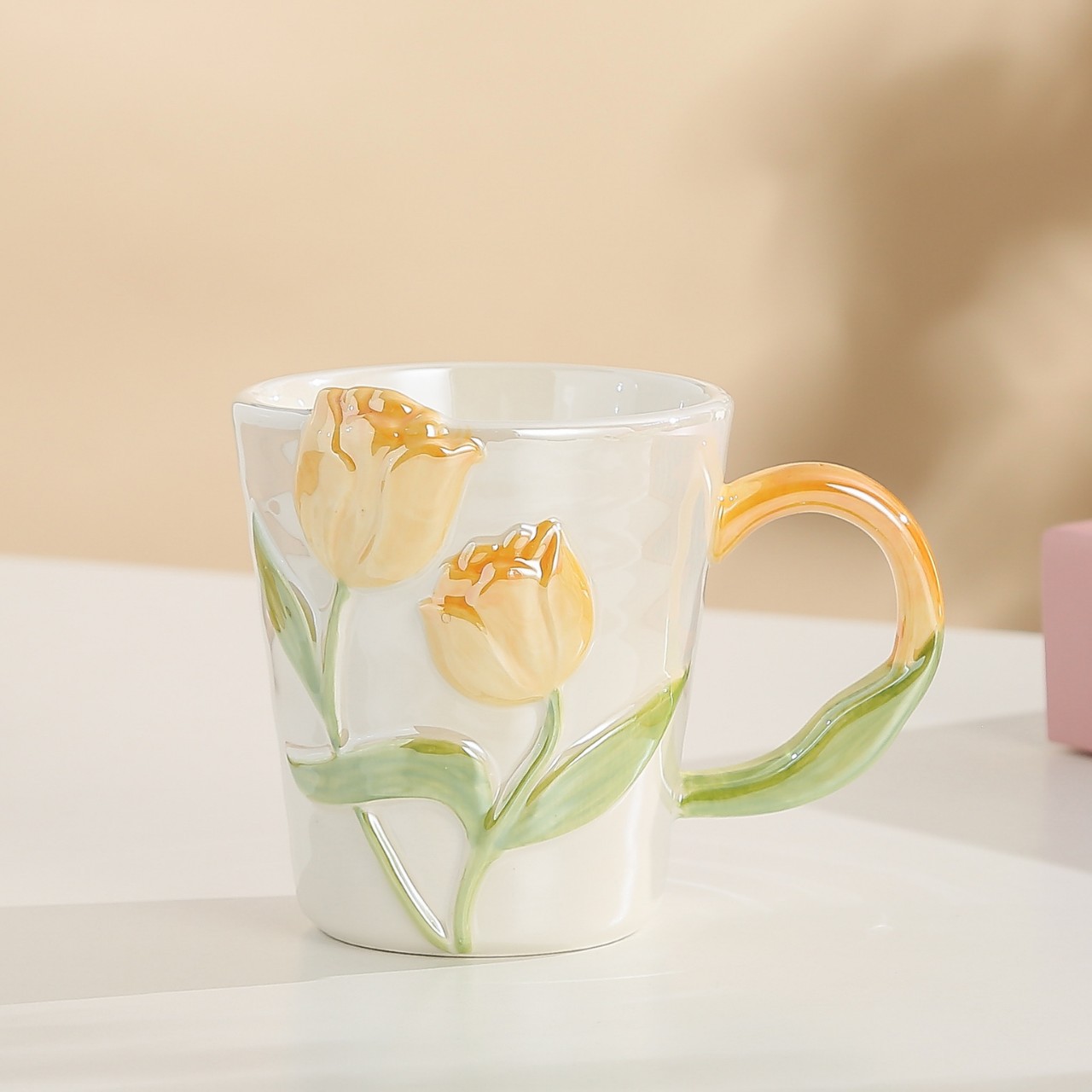 Pearl glaze yellow