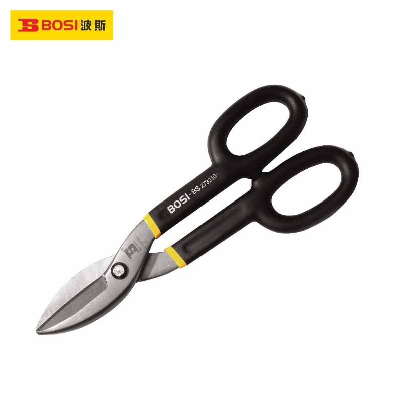精品波斯工具美式铁皮剪8 10 12 14寸铬钒钢粘塑手柄BS273210正品