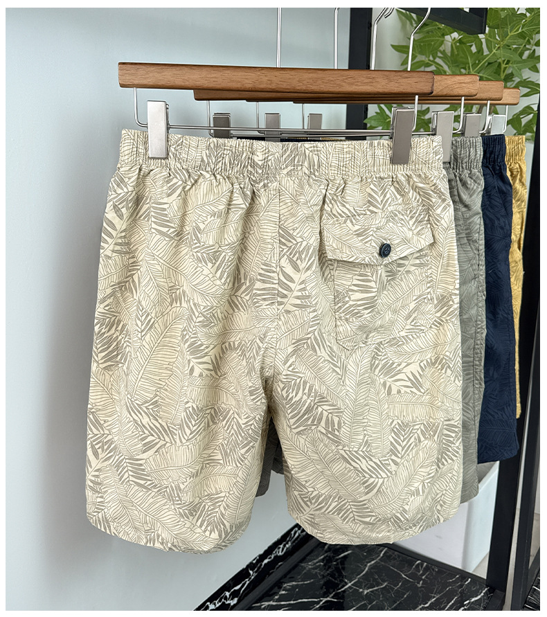 Men's Quick Drying Printed Casual Summer Shorts In Cotton_voghion.com