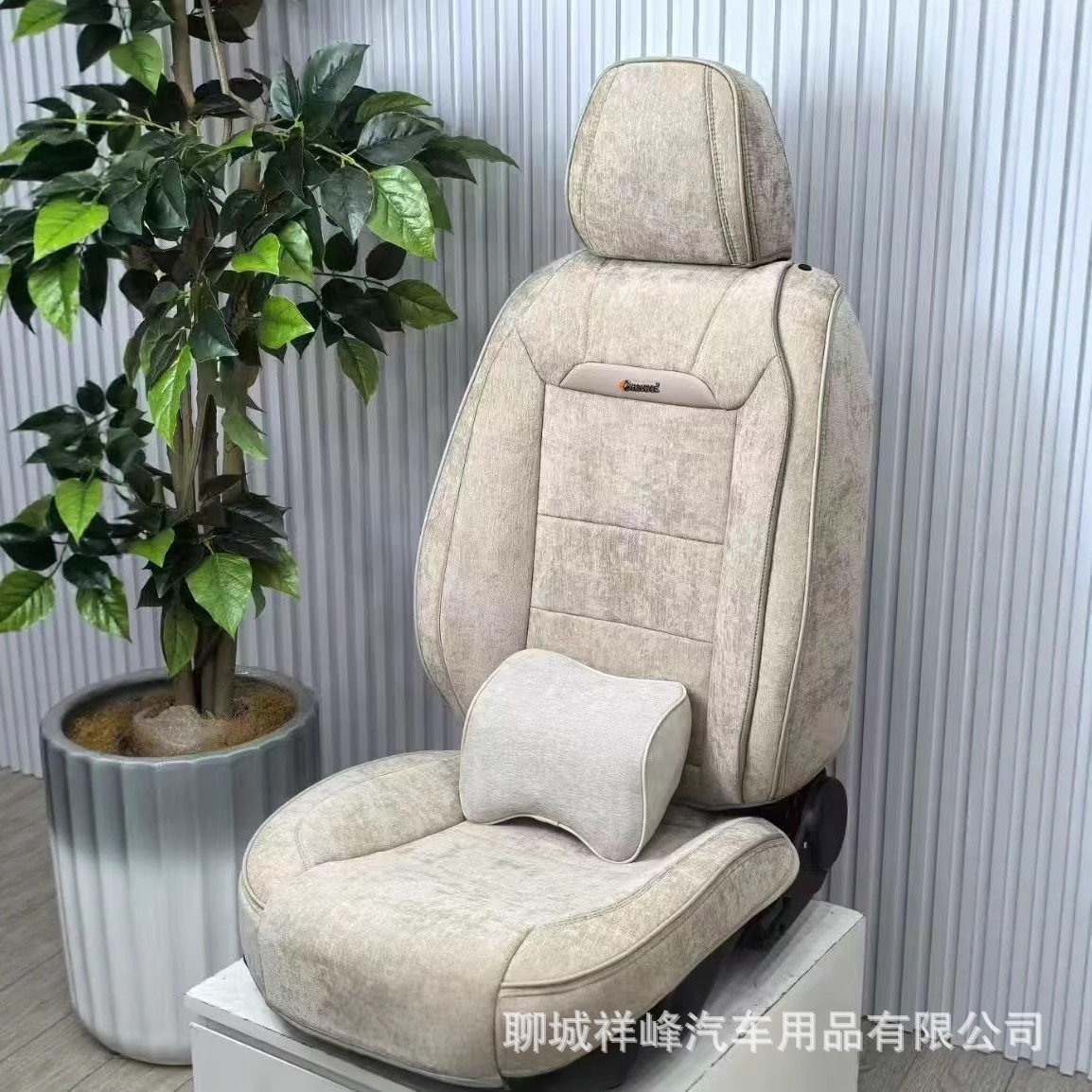 Car Seat Cushion Linen Seat Cushion Chenille Full Surround All-Season Universal Seat Cushion Cross-Border Summer