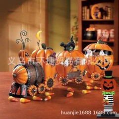 跨境新品Pumpkin resin statue pumpkin南瓜树脂雕像南瓜