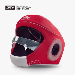 Cross-border BN mask helmet transparent full protection can not hit the face adult children fighting Sanda Taekwondo protective equipment