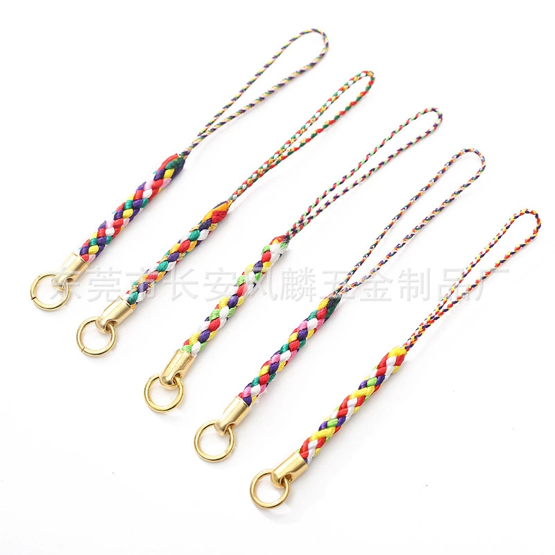 Красочные кукурузы сплетенный ремешок мобильного телефона мобильный телефон Веревка Аксессуары DIY Аксессуары Белл специальный с веревкой мобильного телефона
