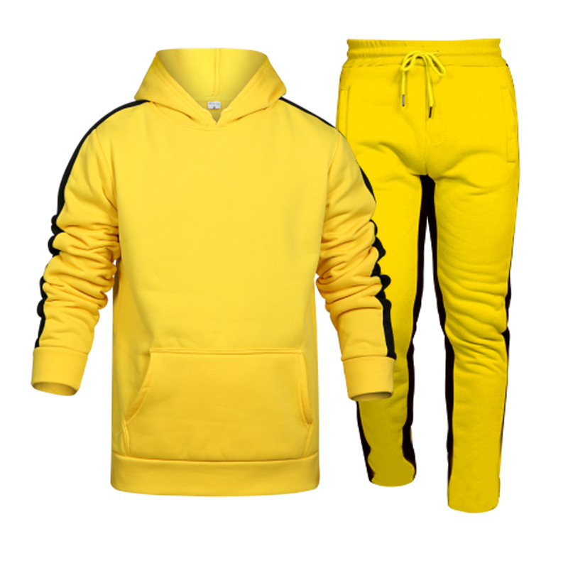 2024 Kleidung Herbst neuer Herrenanzug Modetrend Kapuzenpullover Freizeithosen Set_voghion.com