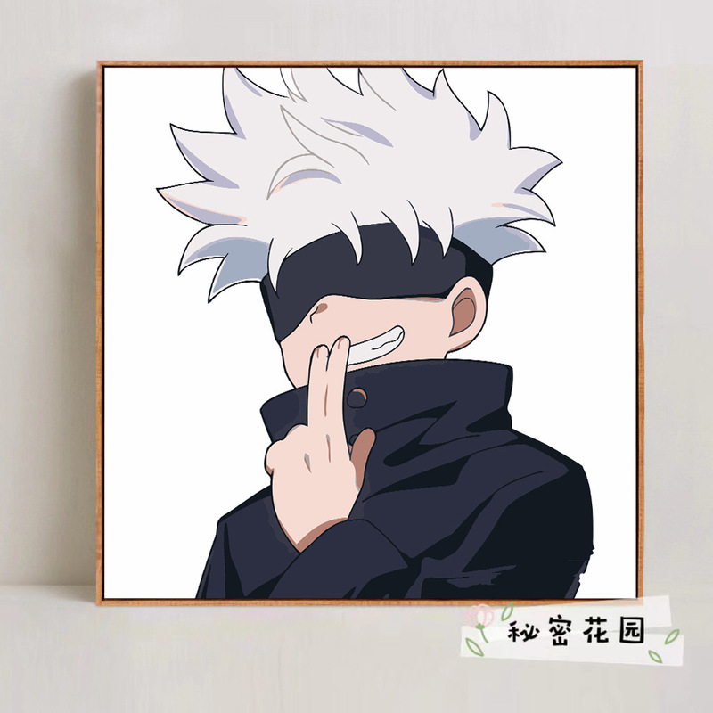 スポンジ・ボブ デジタル油絵 DIY 漫画アニメ 子供向け 手塗り装飾画 置物 環境に優しい|undefined