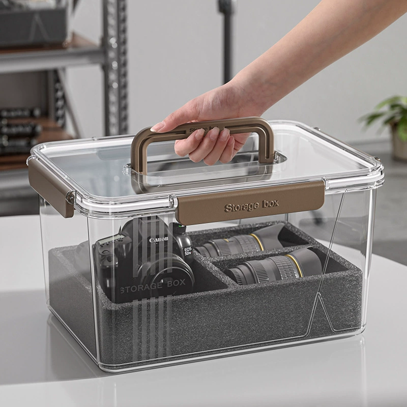 Camera, waterproof box anti-dryness, storage box, electronic lens