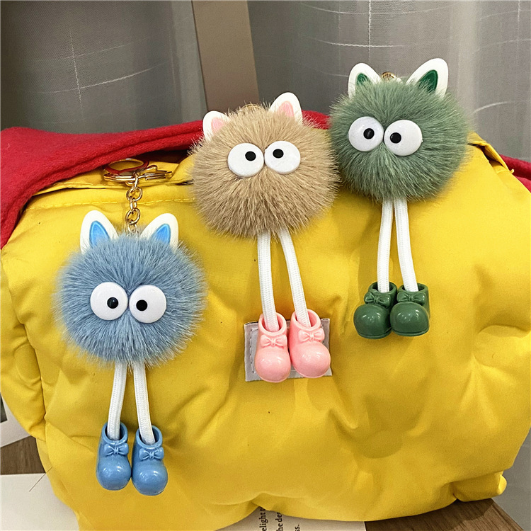 Plush Long-Legged Elf Keychain Pendant Small Gift Car Bag Stall Event Gift Claw Machine Pendant