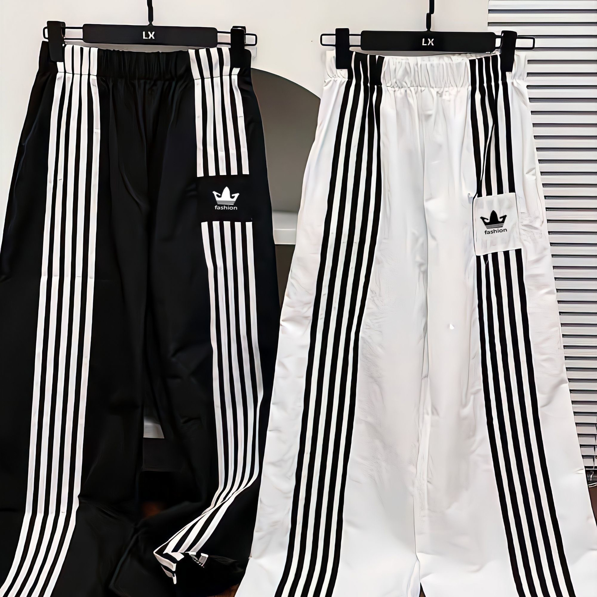 Clover Five-Stripe Pants Unisex Summer Thin Trendy Loose Wide-Leg Pants Sports Casual Pants Clover Five-Stripe Pants Unisex Summer Thin Trendy Loose Wide-Leg Pants Sports Casual Pants