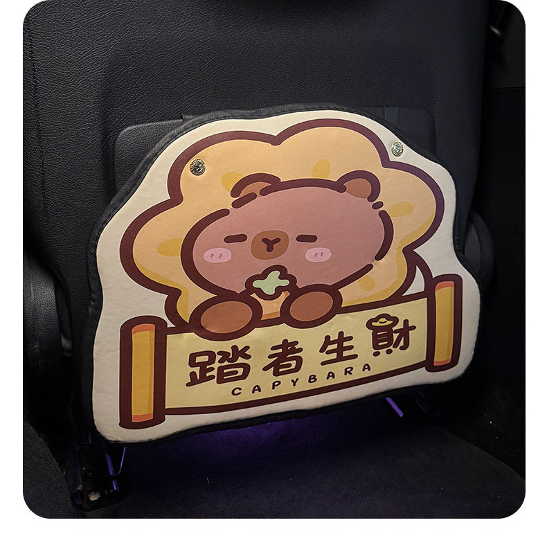 Kapibala Anti-Kick Pad Universal Rear Seat Back Anti-Dirty Protective Pad Car Rear Seat Protective Pad Anti-Wear Pad