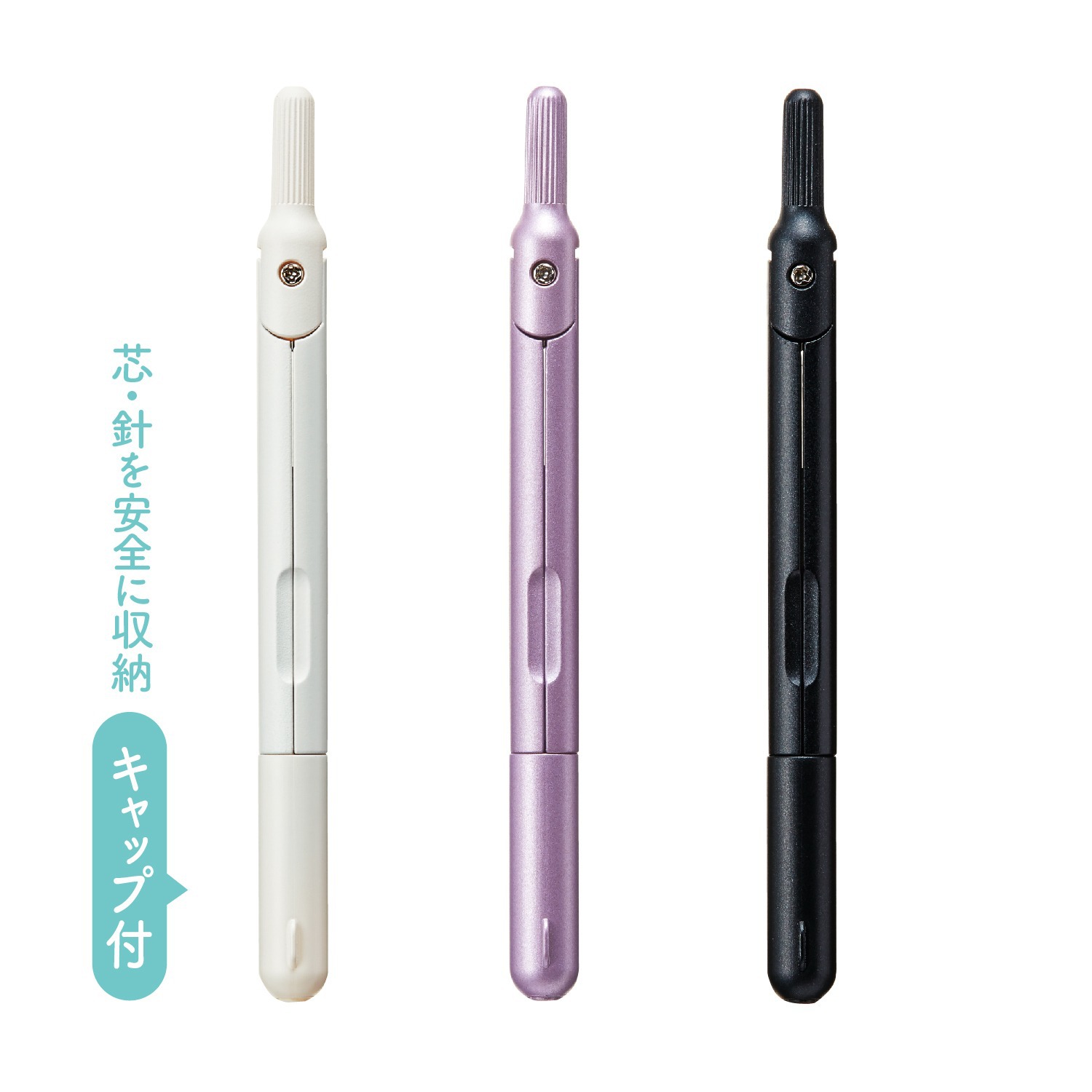 Japan Kutsuwa primary and secondary school students' pen -shaped metal round rules ultra -light automatic pencil format continuous core safety 5