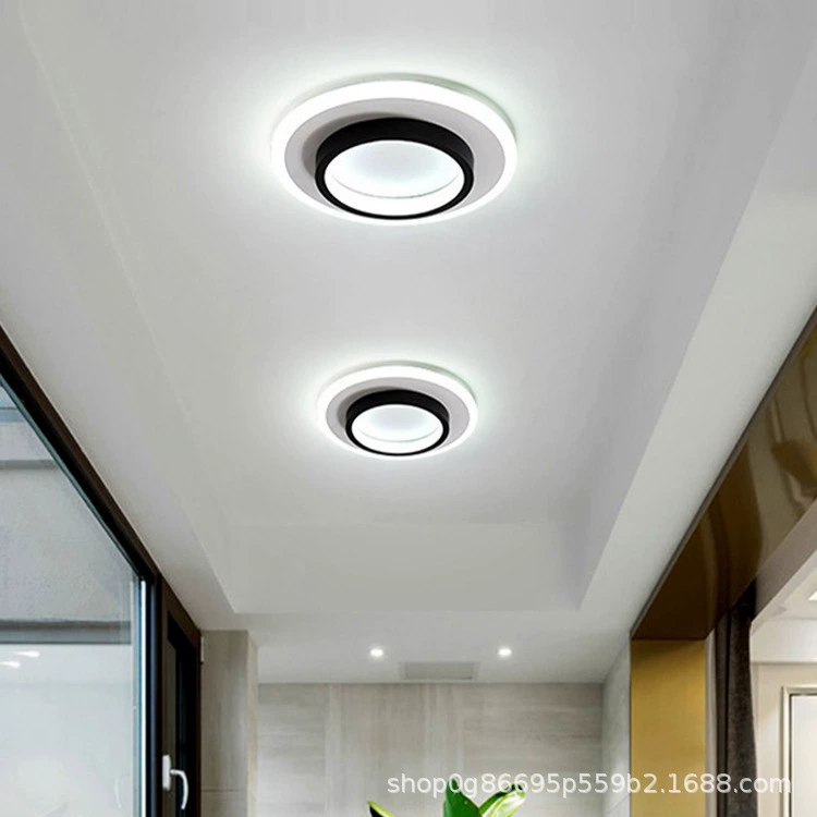 LED современные минималистичные светильники для коридора/беседки, скандинавский креативный потолочный светильник