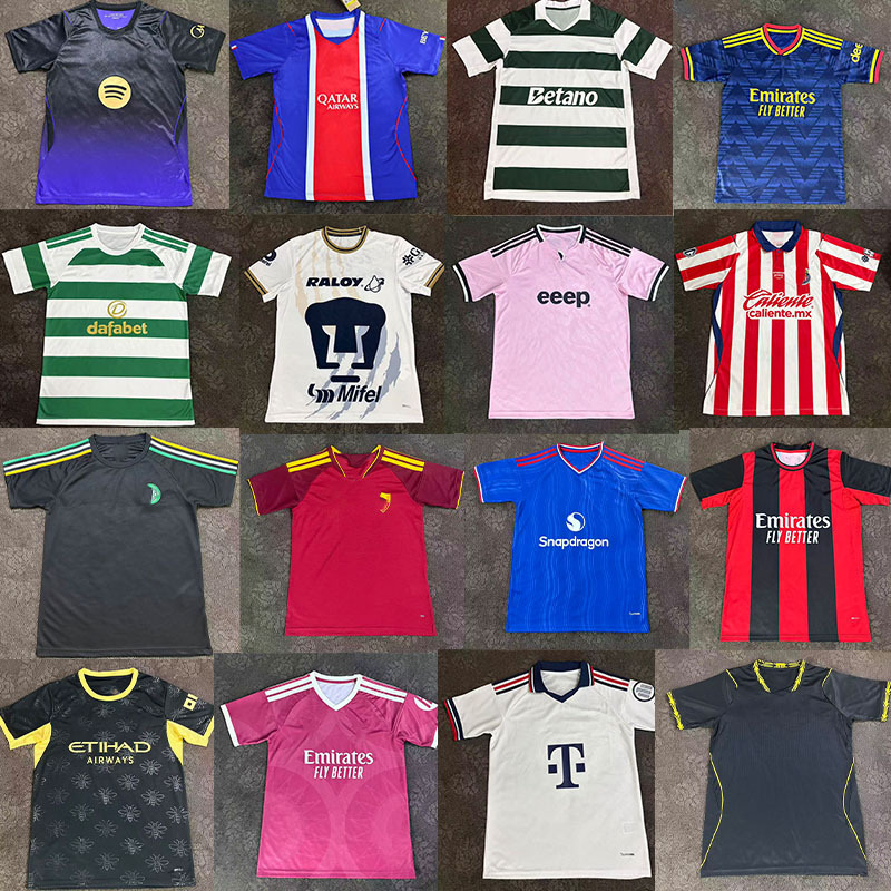 Football Jersey 2627 Chelsea Home Real Madrid Barcelona Arsenal Second Away Celtic Ac Short-Sleeved Fan Version
