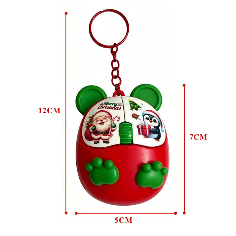 Navidad descompresión sonora botones del ratón juguetes puzzle puzzle puzzle puzzle niños pequeños regalos de descompresión colgante creativo lote image 7