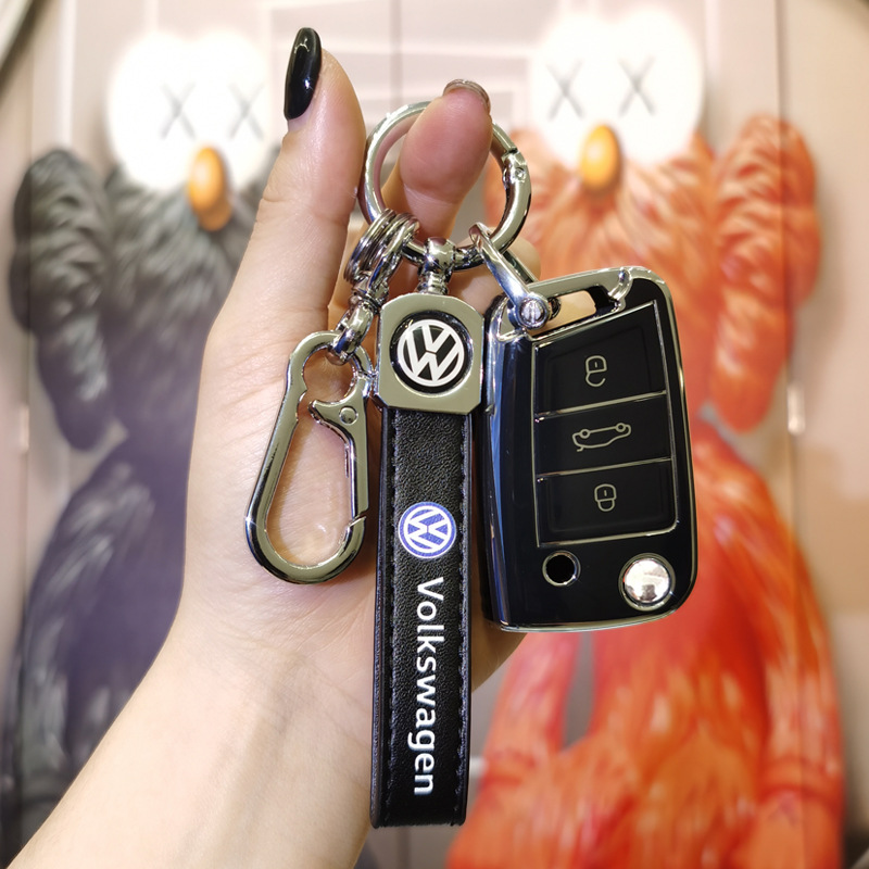 Suitable for Volkswagen key case Sagitar Bora polo Tiguan l song exploration Golf 7 Langyi Magotan Passat cc female