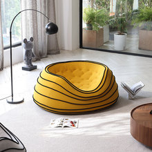 单人创意休闲椅客厅家用小户型沙发椅子糖果定型棉设计师懒人躺椅