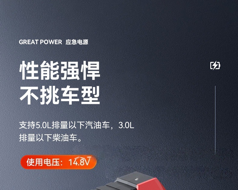 New Cross-Border Model of Vehicle-Mounted Emergency Power Supply All-In-One Device with Lithium Battery Jump Starter and Powerful Air Pump