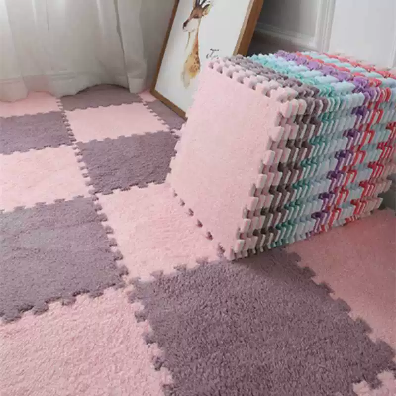 ✅Спальня полна girly квадратных лоскутных полов для дома; моющиеся и режущиеся принцессы на краю кровати коврика с большой замшевой поверхностью