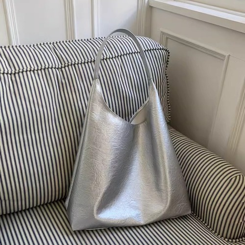 Retro Maillard style commuter bag large capacity bag for women 2024 new popular relaxed shoulder bag tote bag