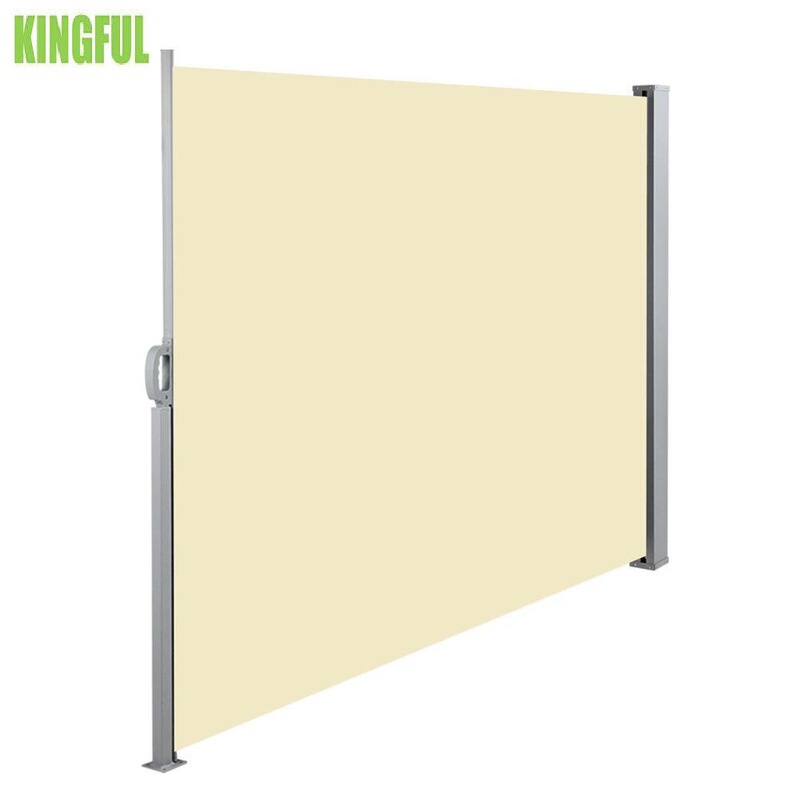 Outdoor Retractable Folding Anti-Privacy Garden Awning Color Off-White Outdoor Retractable Folding Anti-Privacy Garden Awning Color Off-White